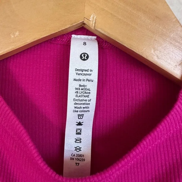 NWT Lululemon LA Tight-to-Body Keyhole Tee - Picture 4 of 10
